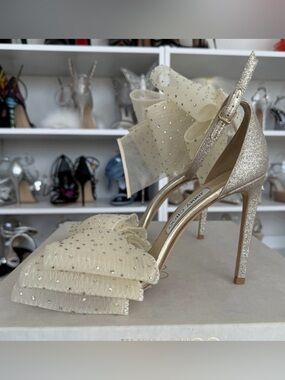 NEW Jimmy Choo Aveline Crystal Heels 39